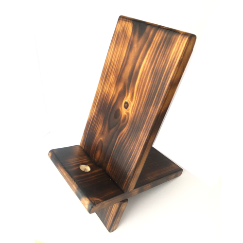 Handmade Wooden Phone Stand | Sustainable Desk Organizer | Ready for Gift