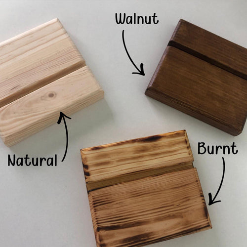 2026 Desk Calendar Set -12 Monthly Cards (Jan–Dec) + Wooden Holder