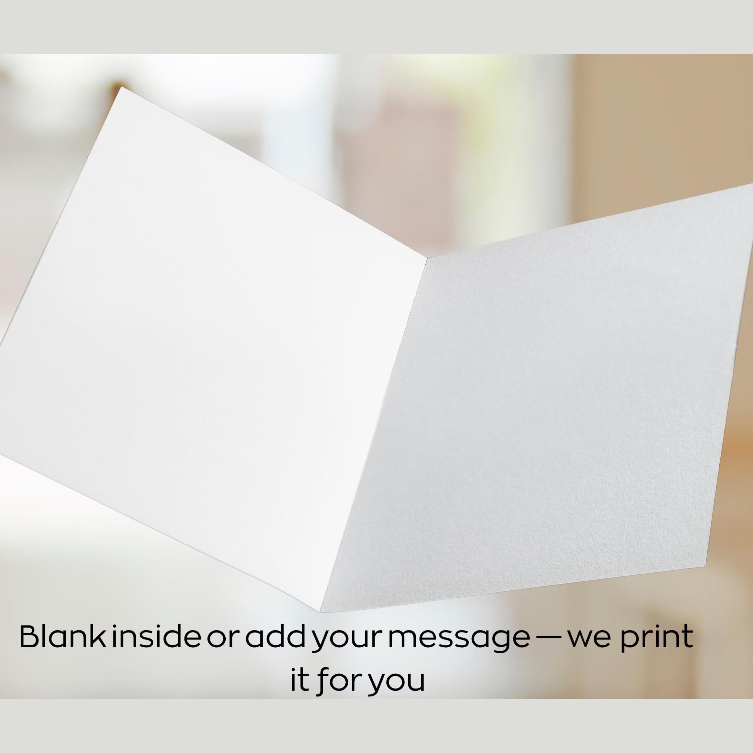 Bouquet e Floral Watercolor Mother's Day Card for Mum ,with Envelope