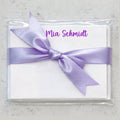 Personalized Feminine Cards | Custom Name A6 Notecards | Elegant Modern Font Stationery Set