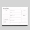 Weekly  Planner, To-Do List Desk Pad, Simple A4 Planner