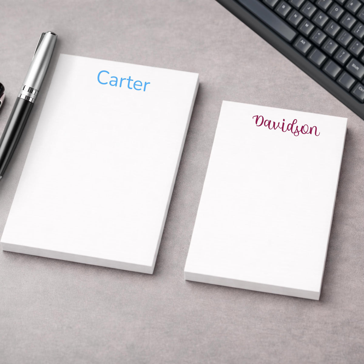 Personalized Notepad  – Custom Stationery  for Teachers, Co-workers, Corporate Gift, Bridesmaids, Holiday