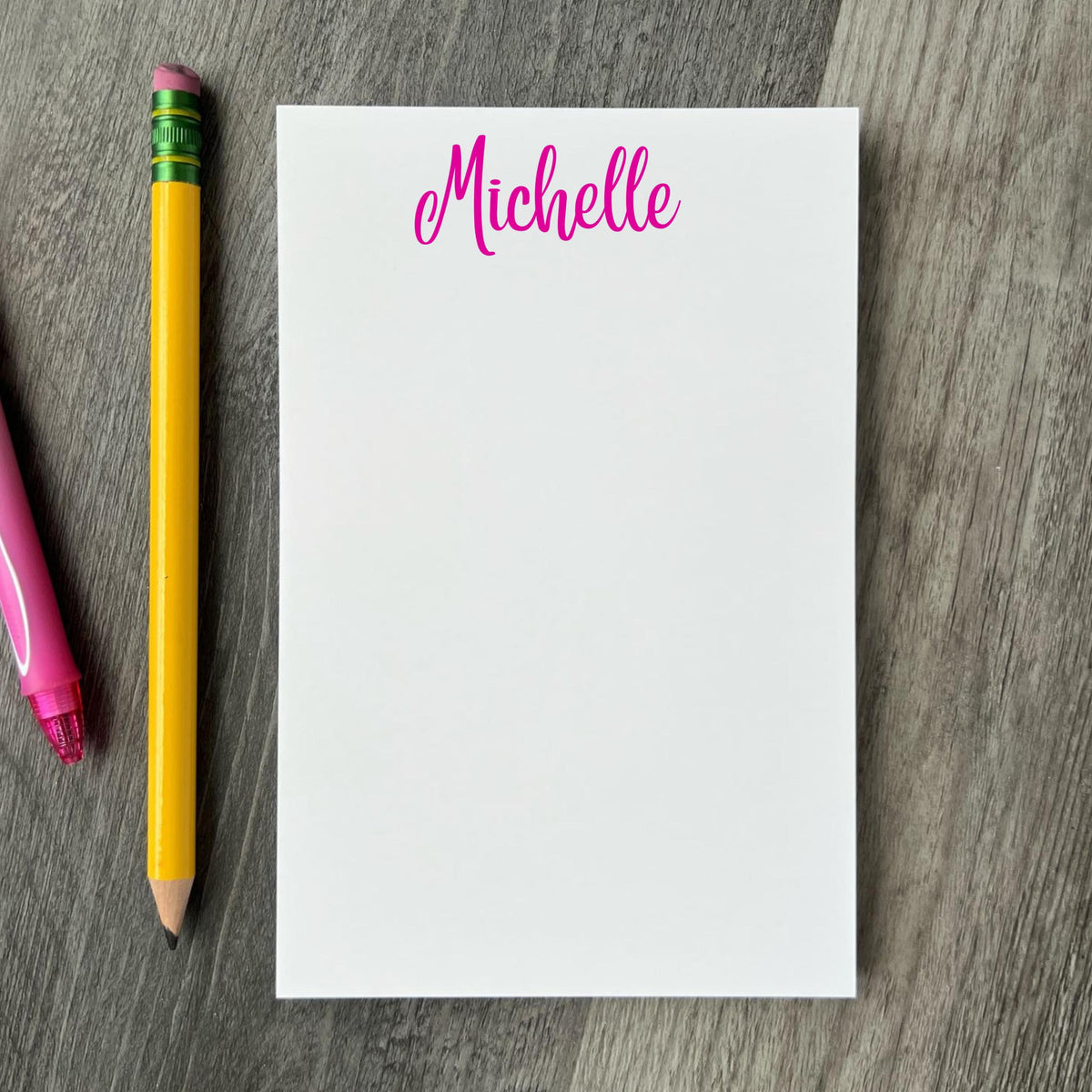 Personalized Notepad  – Custom Stationery  for Teachers, Co-workers, Corporate Gift, Bridesmaids, Holiday