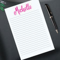 Personalized Notepad  – Custom Stationery  for Teachers, Co-workers, Corporate Gift, Bridesmaids, Holiday