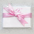 Personalized Feminine A6 Notecards | Monogram Stationery Set, Custom Initial Correspondence Cards