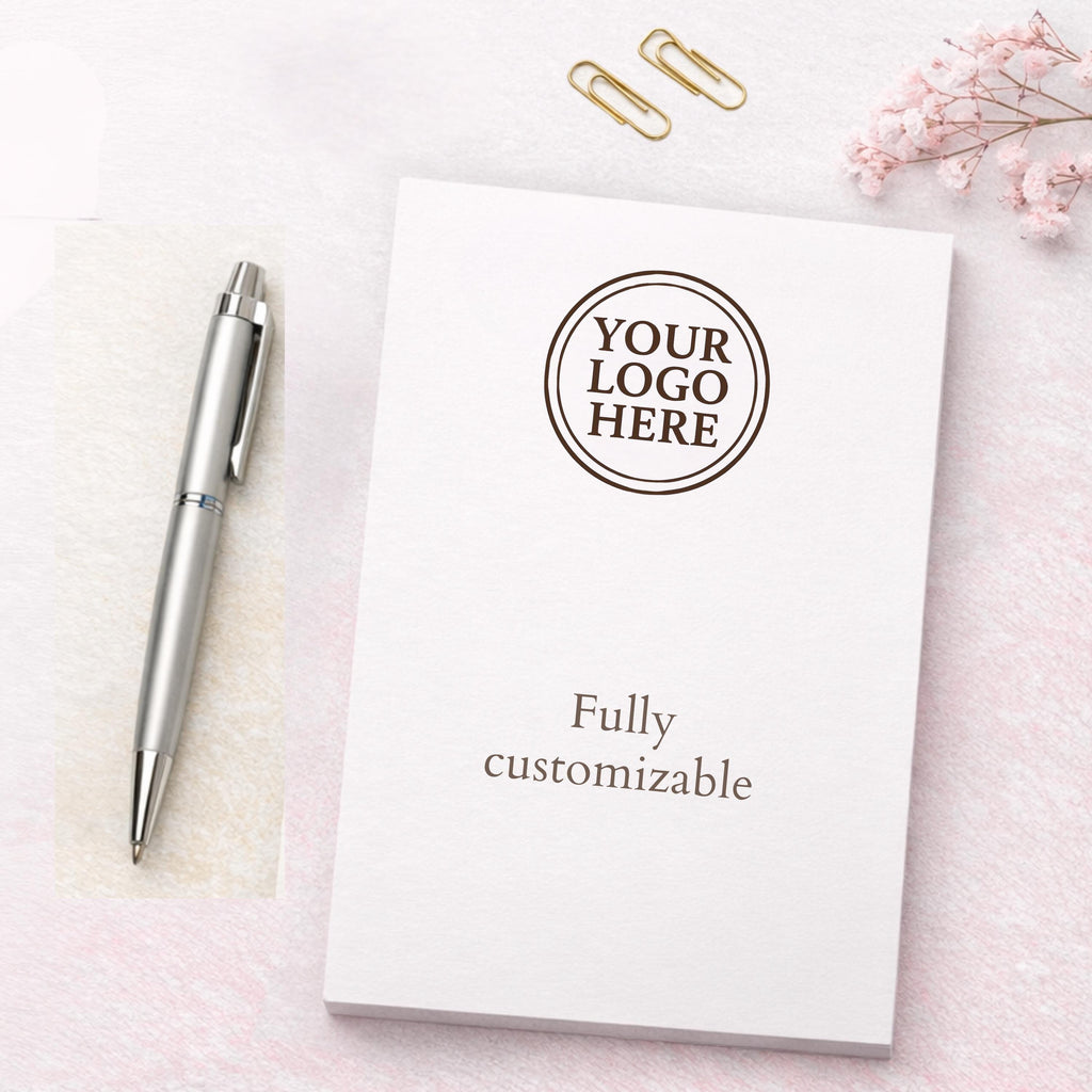 Personalized Hair Stylist Notepad | Custom Logo Salon Stationery, Client Notes Pad
