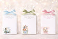 Personalized Baby Shower Notepads – Bear Design Party Favors  A6